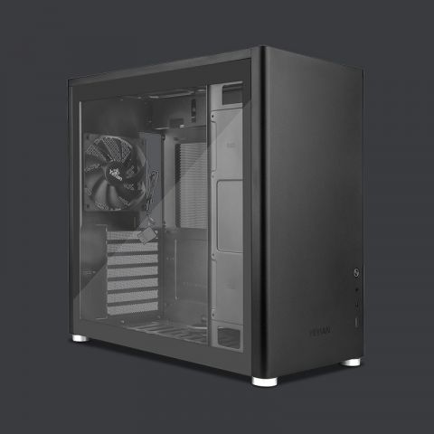 Transparent ATX MID-Tower Desktop Computer PC Gaming Case Tanslucent  Tempered Glass Panels with 9 PCS 120mm LED RGB Fans Pre-Installed with  Cooling Fans - China Computer Case and Gaming Case price