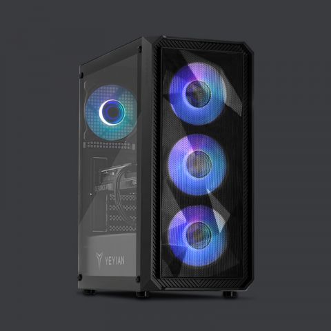 Yeyian Gaming PC Tanto 750FB-46T1U - Ryzen 5 7500F - 16GB DDR5 - RTX 4060 Ti - SKU: YPA-TA750FB-46T1U