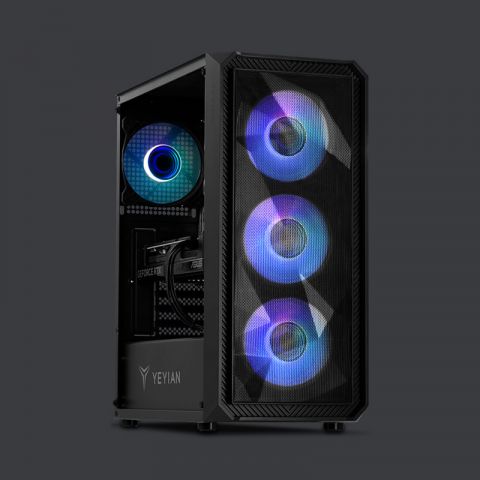 Yeyian Gaming PC Tanto 750FB-46T1U - Ryzen 5 7500F - 16GB DDR5 - RTX 4060 Ti - SKU: YPA-TA750FB-46T1U
