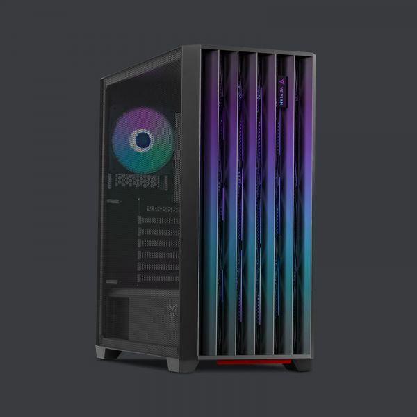 Yeyian Gaming PC Case Mid-Tower Phoenix with Mesh Side Panel - SKU:  YCM-APPHO-02