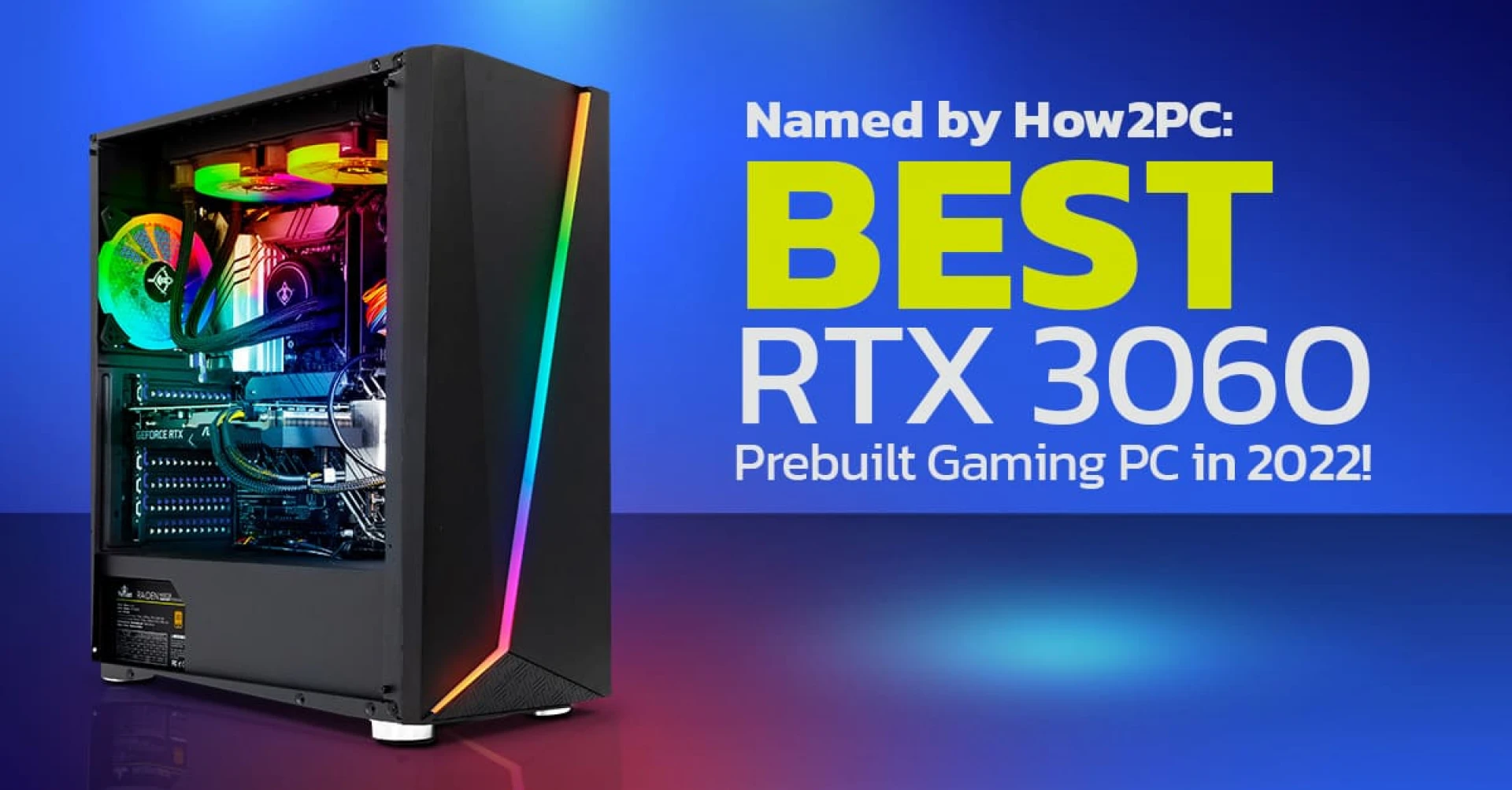 Yeyian Kunai X23 named "Best RTX 3060 Prebuilt Gaming PC In 2022" by How2pc.com