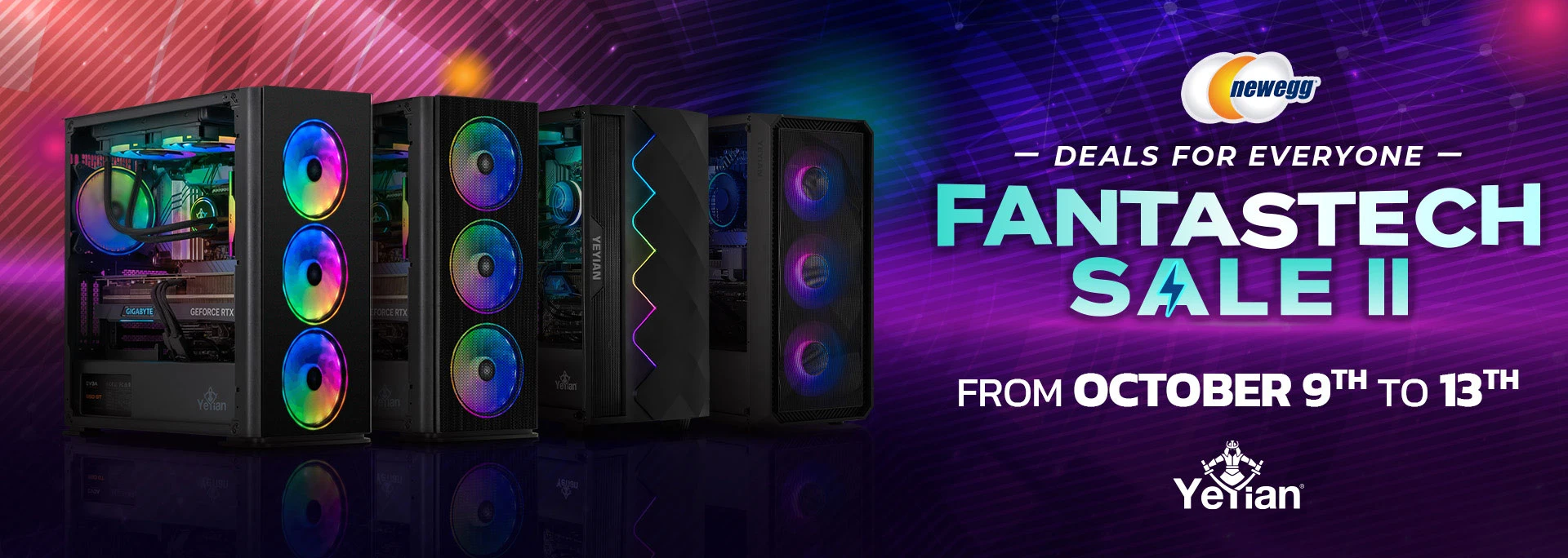 YEYIAN Gaming's Exclusive Gaming PC Deals for Newegg FantasTech Sale II