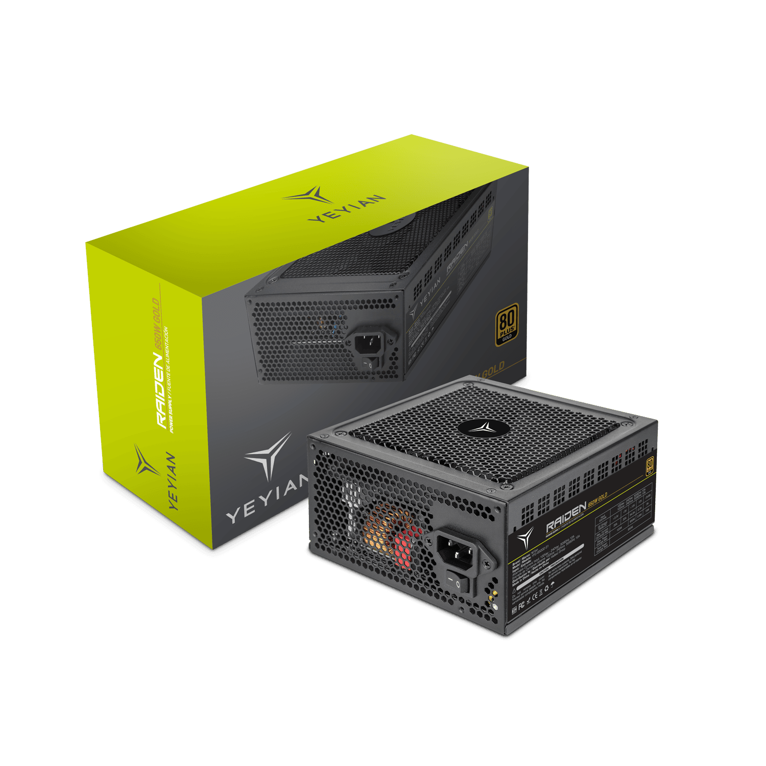 Yeyian Raiden 650W 80+ Gold Power Supply