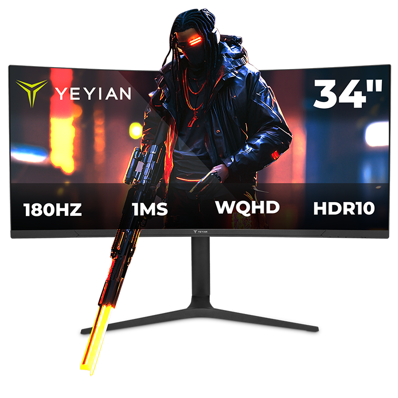 Proact FV234 Gaming Monitor 34quot WQHD 180Hz