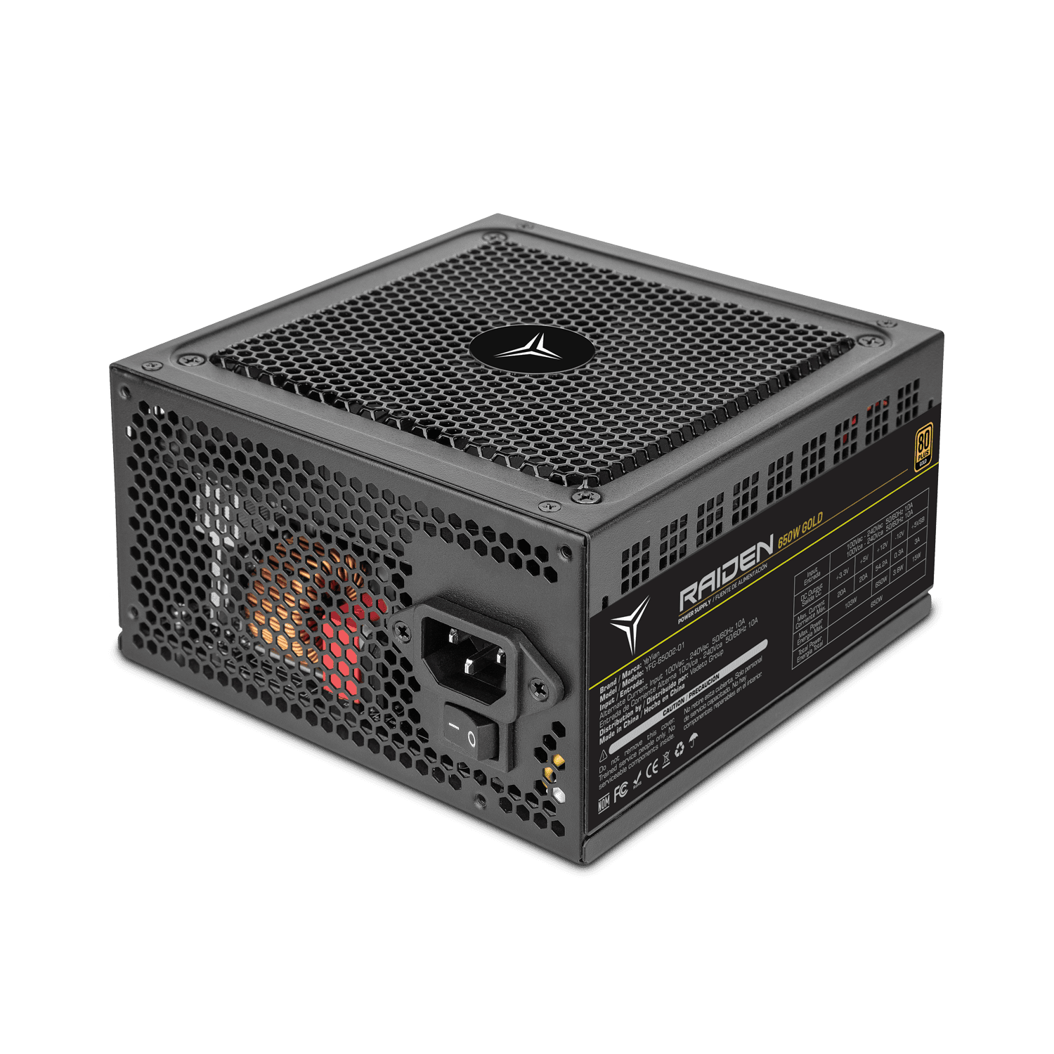 Yeyian Raiden 650W 80+ Gold Power Supply